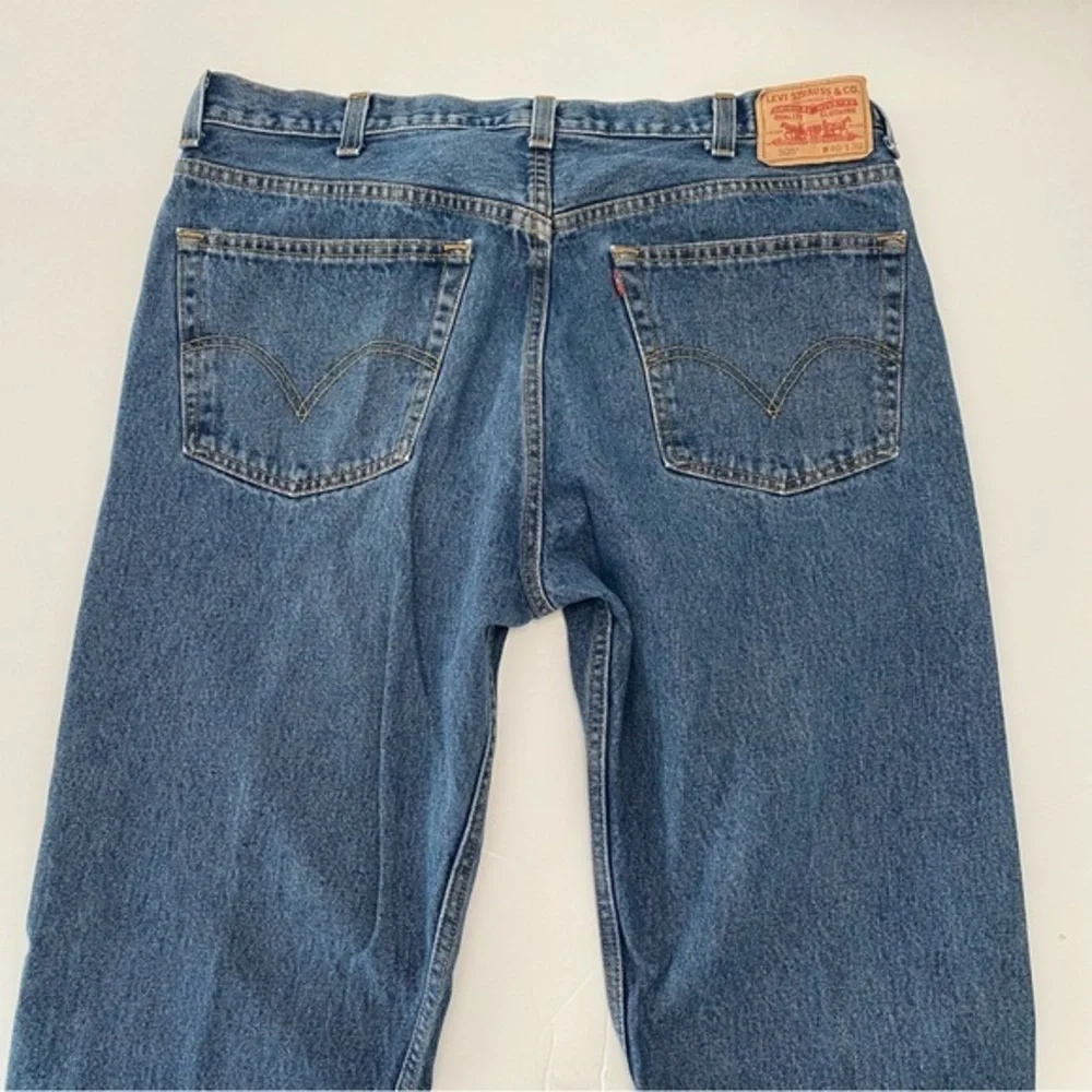 Levi's Men's 505 Regular Fit‎ Straight Leg Denim Blue Jeans 40x30